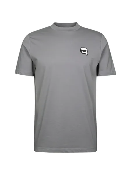 Tricou Karl Lagerfeld cu autograf gri