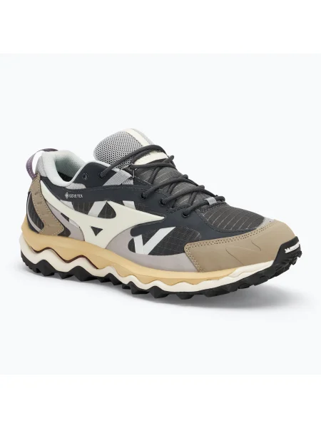 Mizuno Wave Mujin TL GTX ébenfa/pristine/vintage khaki cipő. Méret: 41 EU szürke