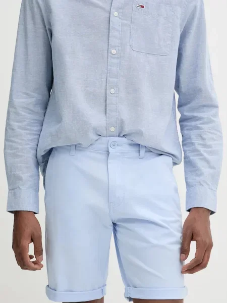 Šortky Tommy Jeans modrá