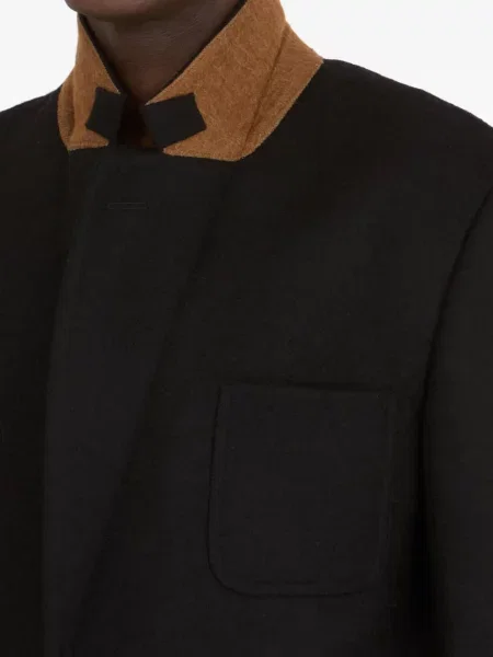 Sacou Maison Margiela de lână negru