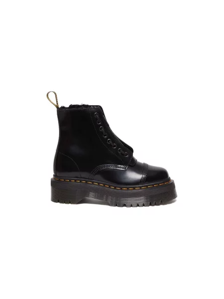 Sneakers Dr. Martens Sinclair Fl Black Buttero & Black Faux Sheepskin EUR 40 czarne