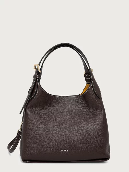 Geantă Furla din piele maro