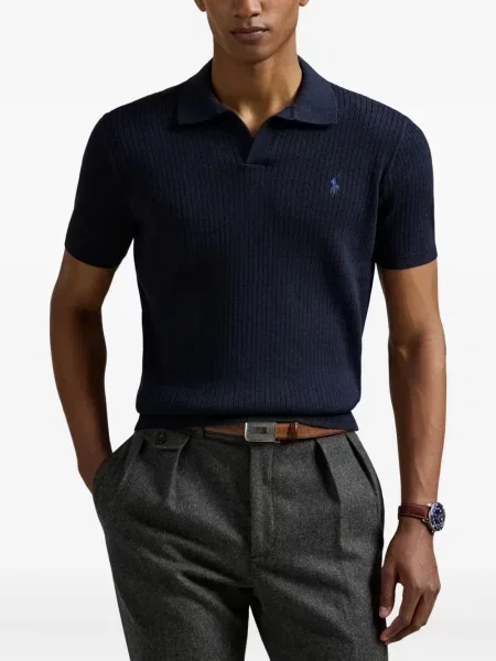 Μικρός κασκέτο Polo Ralph Lauren με χαμηλή μέση υφαίνω διαγωνίως πράσινο