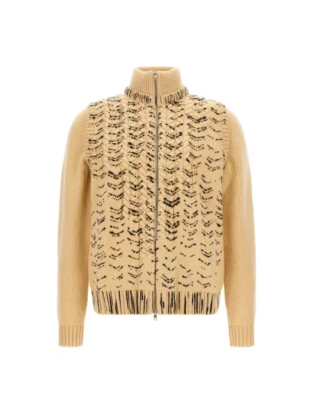 Kardigan Maison Margiela wełniany beżowy