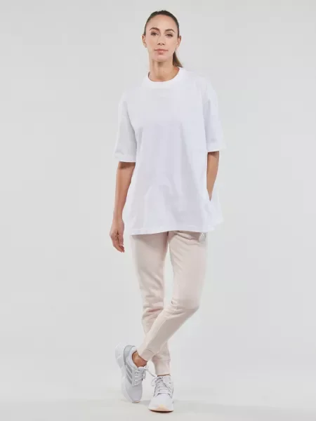 Pruhované nohavice Adidas Sportswear béžová