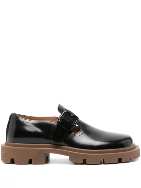 Kožené loafers Maison Margiela černé