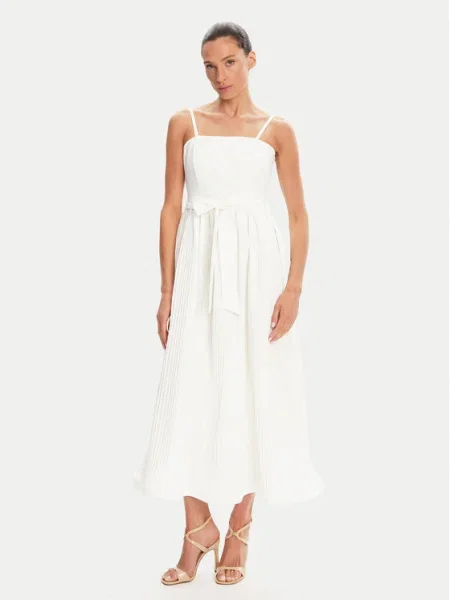 Rinascimento Rochie cocktail alb