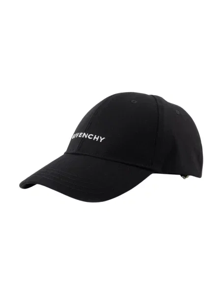 Czapka z daszkiem Givenchy z logo czarna