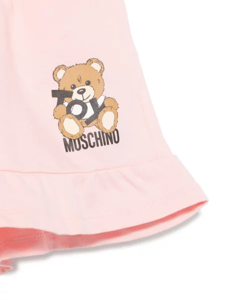 Szorty dziecięce Moschino różowe