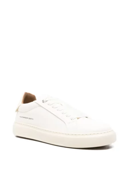 Sneakerși Alexander Smith din piele alb