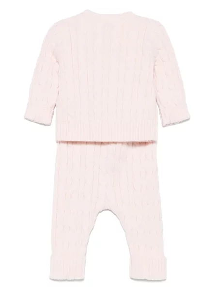 Dětské kalhoty Polo Ralph Lauren růžové