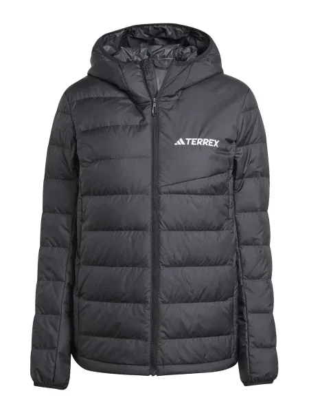 ADIDAS TERREX Outdoorová bunda Multi Light Down CLIMAWARM Hooded' černá