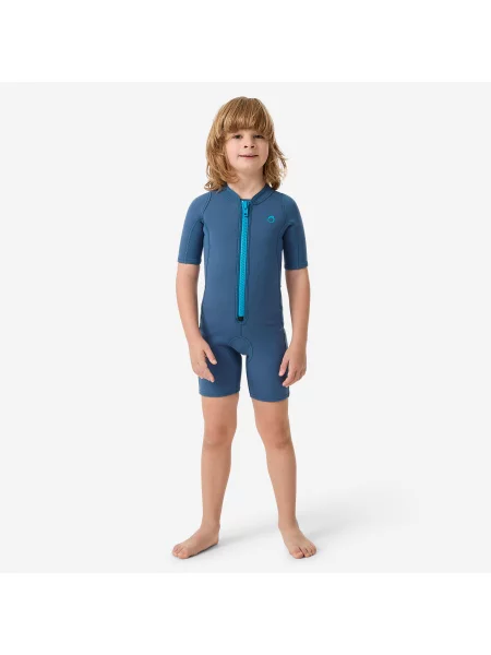 Strój kąpielowy dziecięcy Decathlon niebieski
