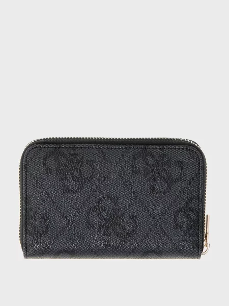 Кошелек Guess с принтом серый