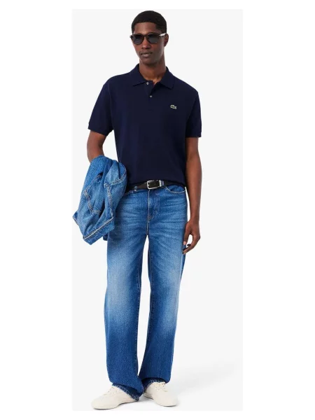 Tricou polo Lacoste negru