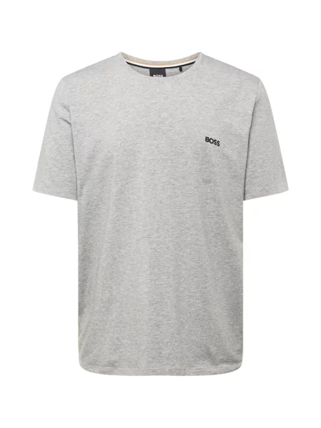 BOSS Orange Tricou Mix&Match gri amestecat negru