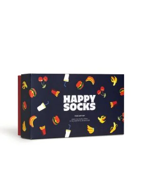 Happy Socks Șosete bleumarin / galben / roșu alb