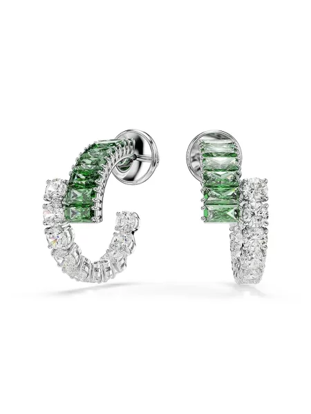 Kolczyki Swarovski szare