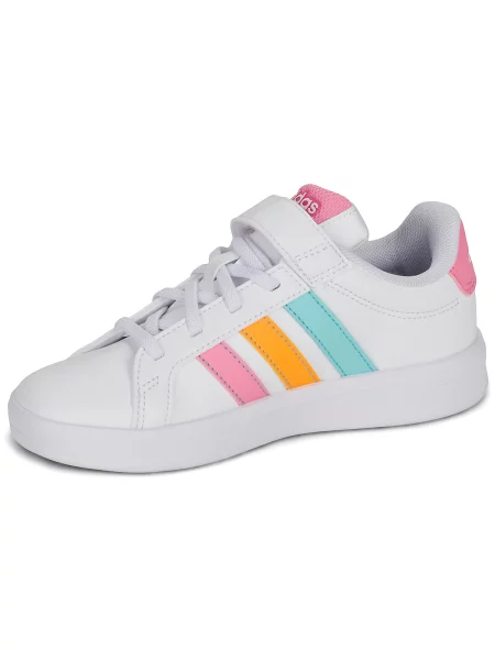 ADIDAS SPORTSWEAR Sportske cipele GRAND COURT EL tirkiz / tamo žuta / svijetloroza bijela