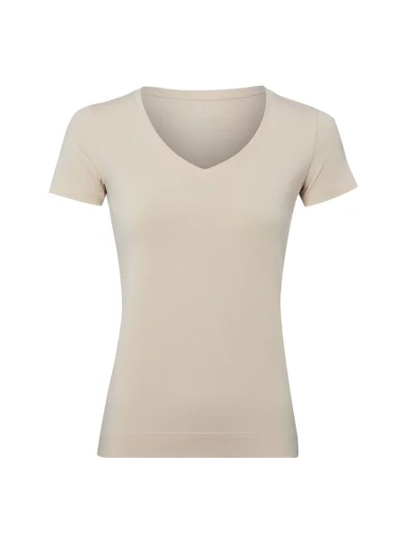 Marie Lund T-shirt Kobiety S beżowy