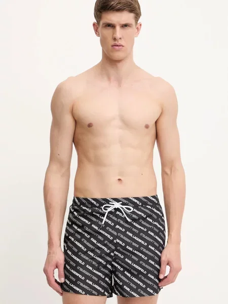 Karl Lagerfeld pantaloni scurți de baie negru