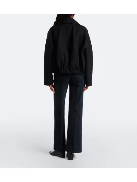Blugi cu picior larg Victoria Beckham albastru