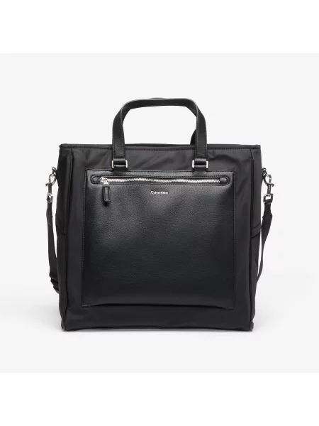 Torba Calvin Klein z logo czarna