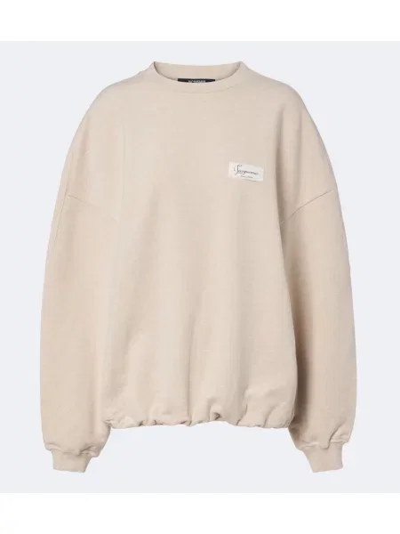 Hanorac din fleece Jacquemus din fleece bej