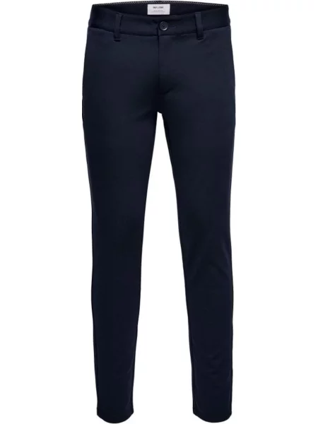 Only & Sons Pantaloni eleganți închis albastru