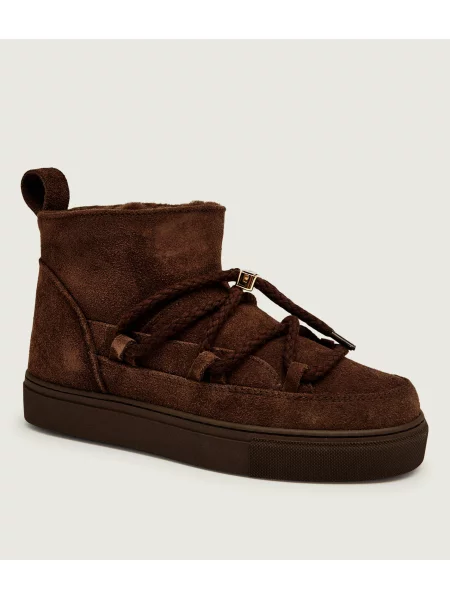 INUIKII Bocanci Classic Low | piele întoarsă maro