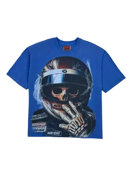 Tricou Godspeed albastru