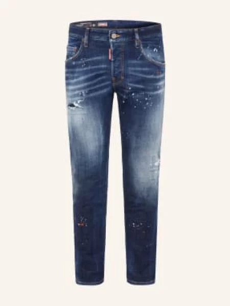 Zničená Džíny Extra Slim Fit navy blue modré