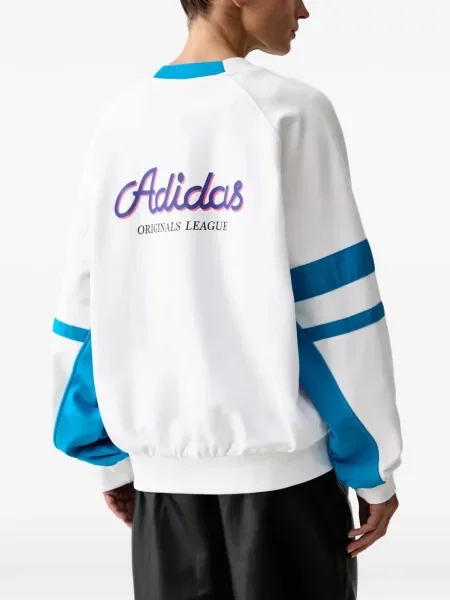 Hanorac Adidas cu dungi cu imagine plasă negru