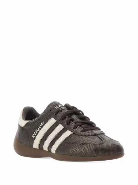 Sneakerși Adidas Spezial din piele maro