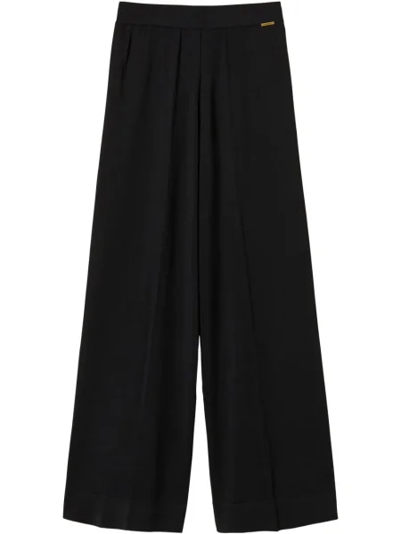 Pantaloni Twinset plisate negru