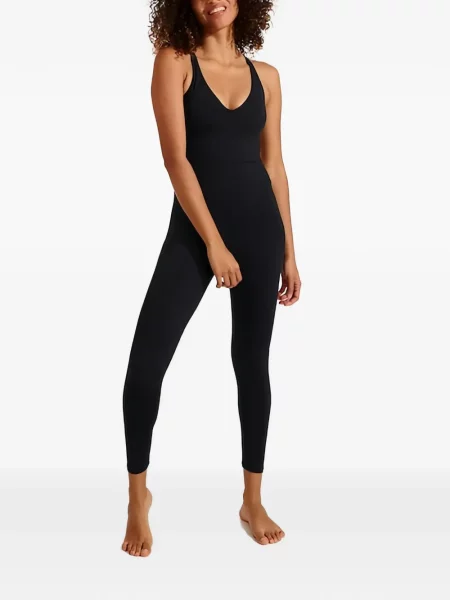 Kombinezon Banana Moon z dekoltem w serek czarny