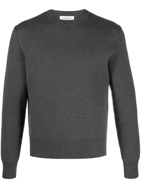 Hanorac crewneck Thom Browne gri