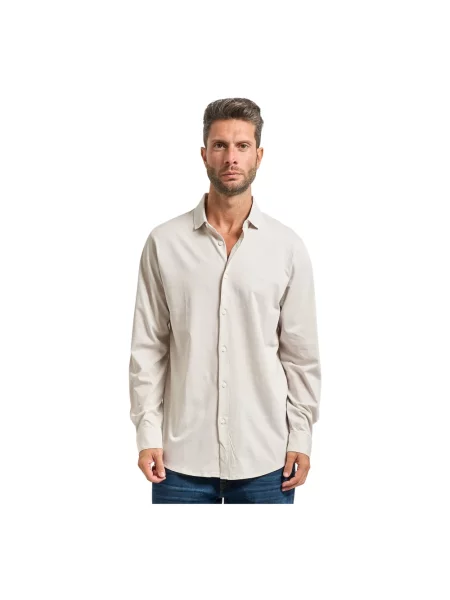Koszula Armani Exchange z długim rękawem z logo biała