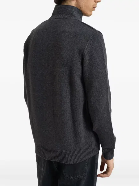 Pulover Stone Island cu strasuri gri