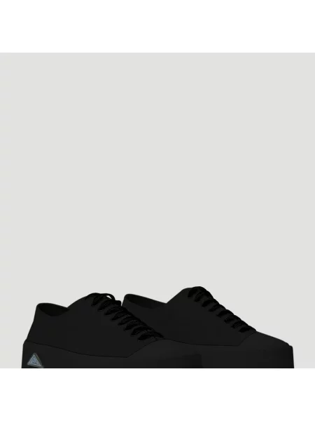 Sneakersy Oamc sznurowane koronkowe czarne