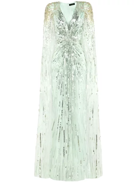 Rochie Jenny Packham cu paiete verde