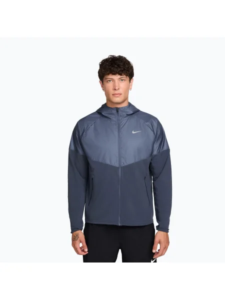 Geacă de alergare pentru bărbați Nike Miler Repel Winterized thunder blue albastru