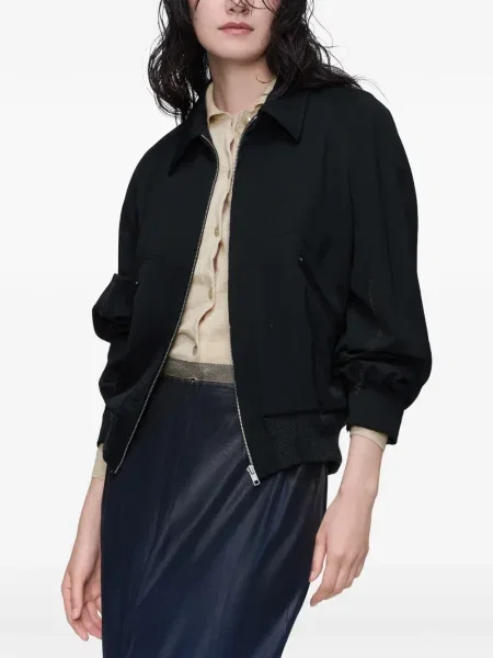 Geacă bomber Maison Margiela de lână negru