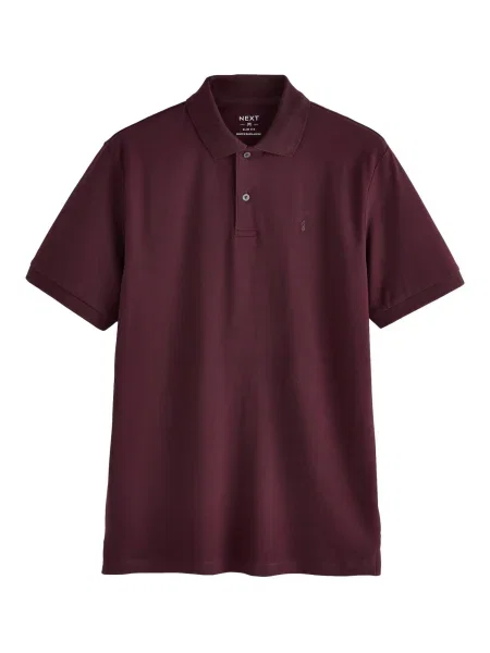 Next Tricou burgundy roșu