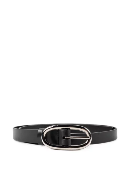 Cu centură curea Tory Burch din piele cu cataramă negru