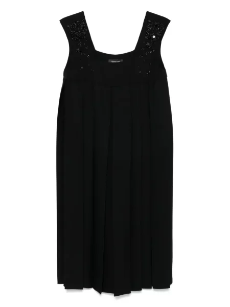 Rochie midi Fabiana Filippi cu paiete până la genunchi de costum negru
