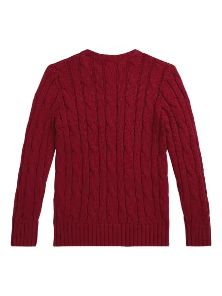 Sweter dziecięcy Polo Ralph Lauren czerwony