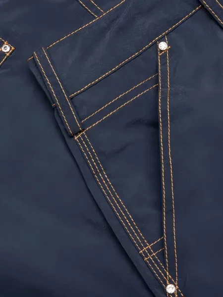 Pantaloni scurți cargo Advisory Board Crystals de cristal albastru