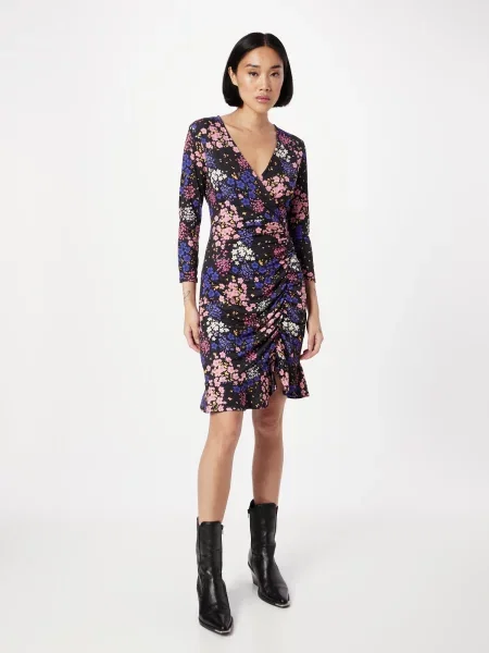 Oasis Rochie mov deschis / roz deschis / negru alb