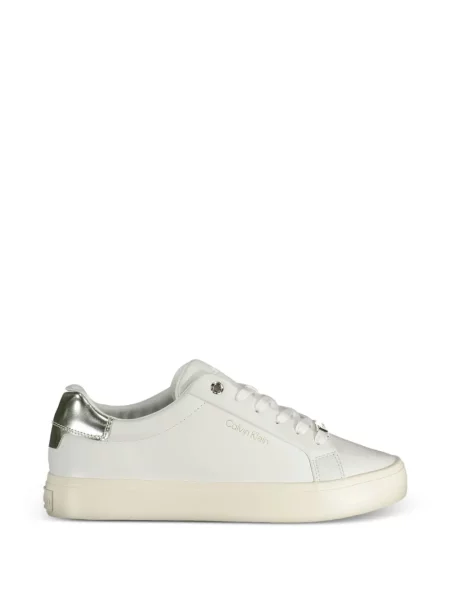 Sneakerși Calvin Klein din piele alb